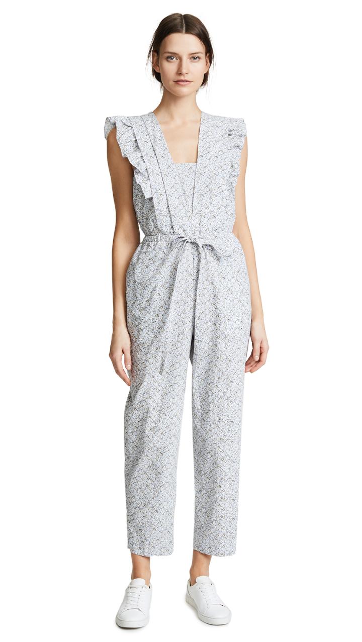 La Vie Rebecca Taylor Meadow Floral Jumpsuit