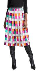 La Prestic Ouiston Gina Grid Skirt