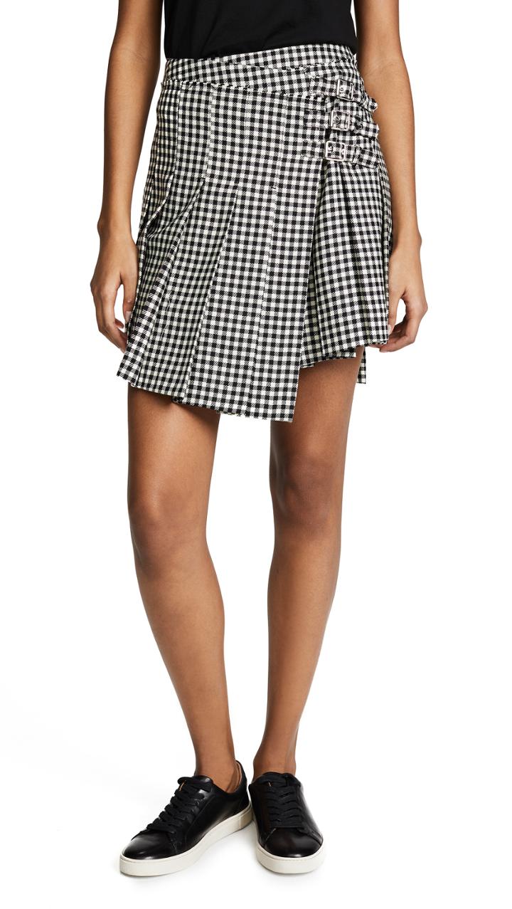 Mcq Alexander Mcqueen Wrap Kilt Skirt