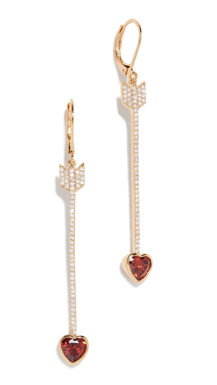 Kate Spade New York Romantic Rocks Linear Earrings