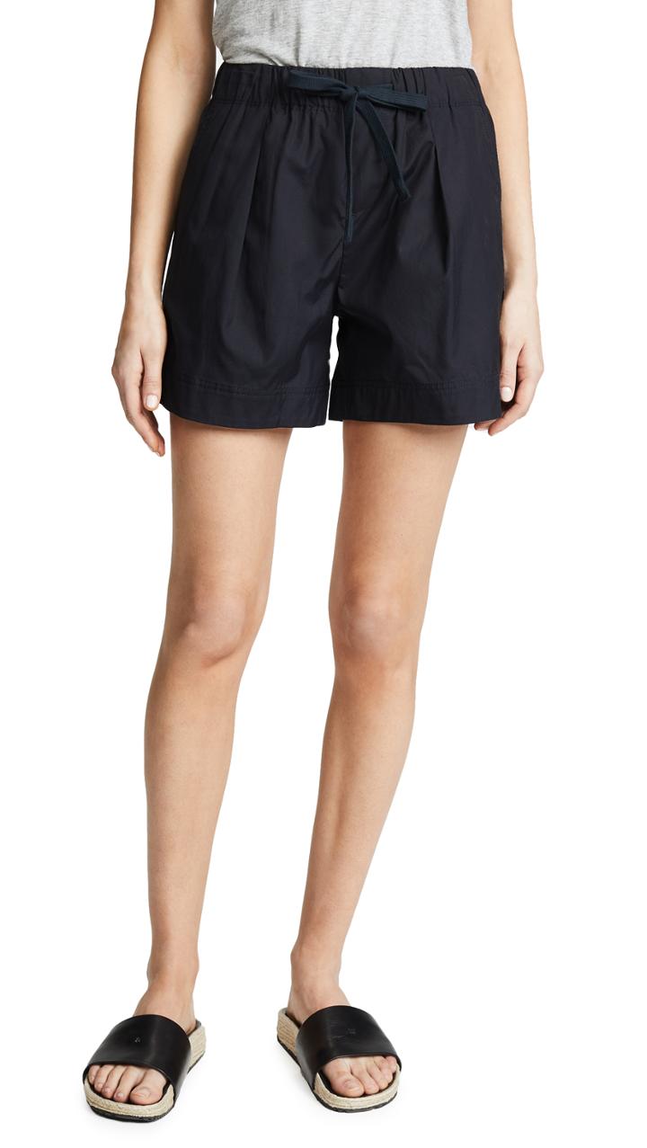 Vince Pleat Front Shorts