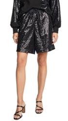 Clu Sequin Paneled Shorts