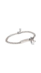 What Goes Around Comes Around Dior Silver Id Bow Bracelet
