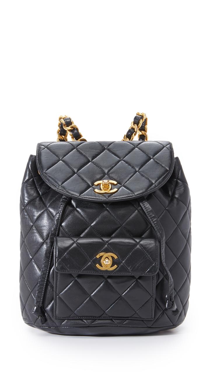What Goes Around Comes Around Chanel Classic Backpack Previously Owned 