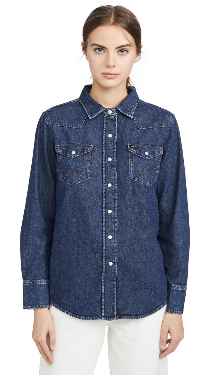 Wrangler Indigo Collection Western Shirt