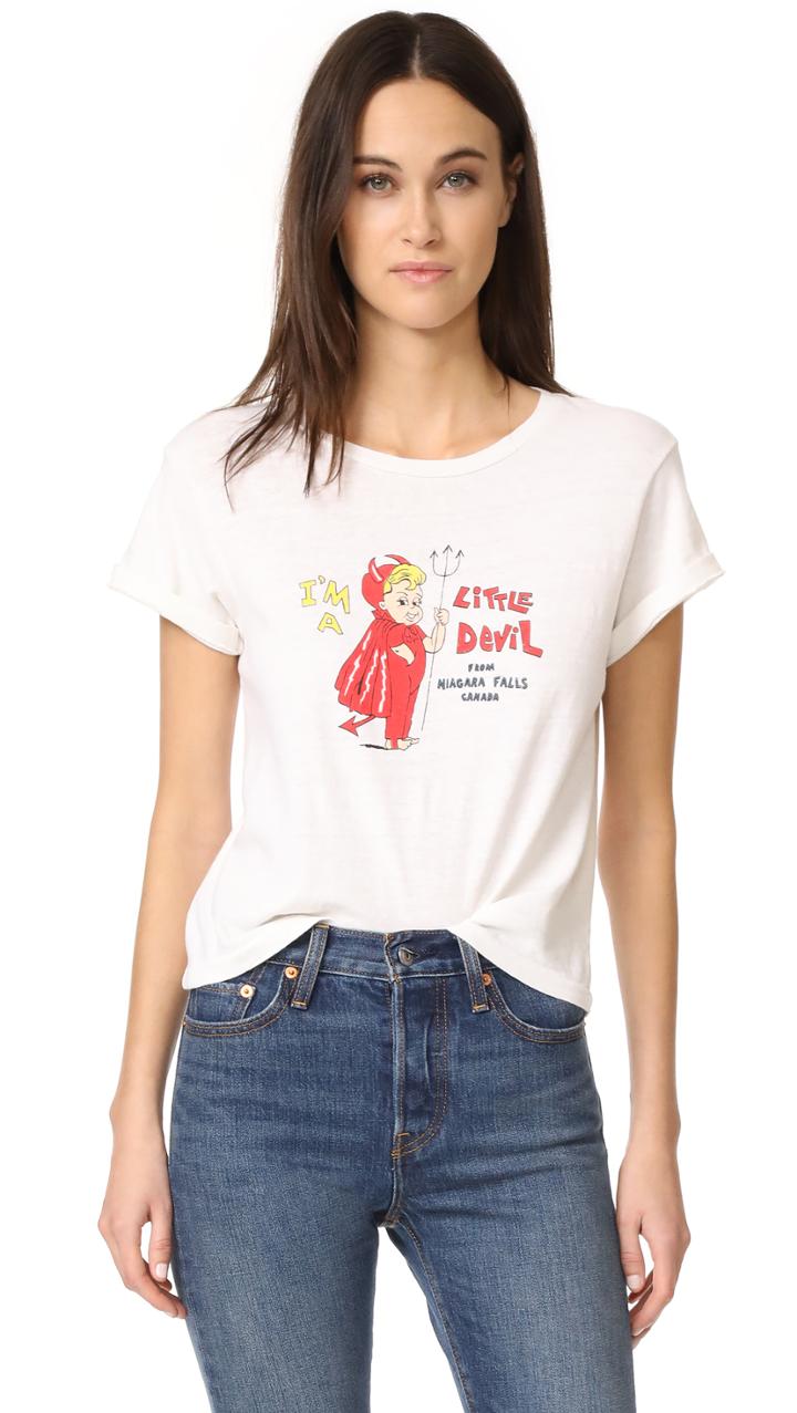 Re Done Little Devil Graphic Tee