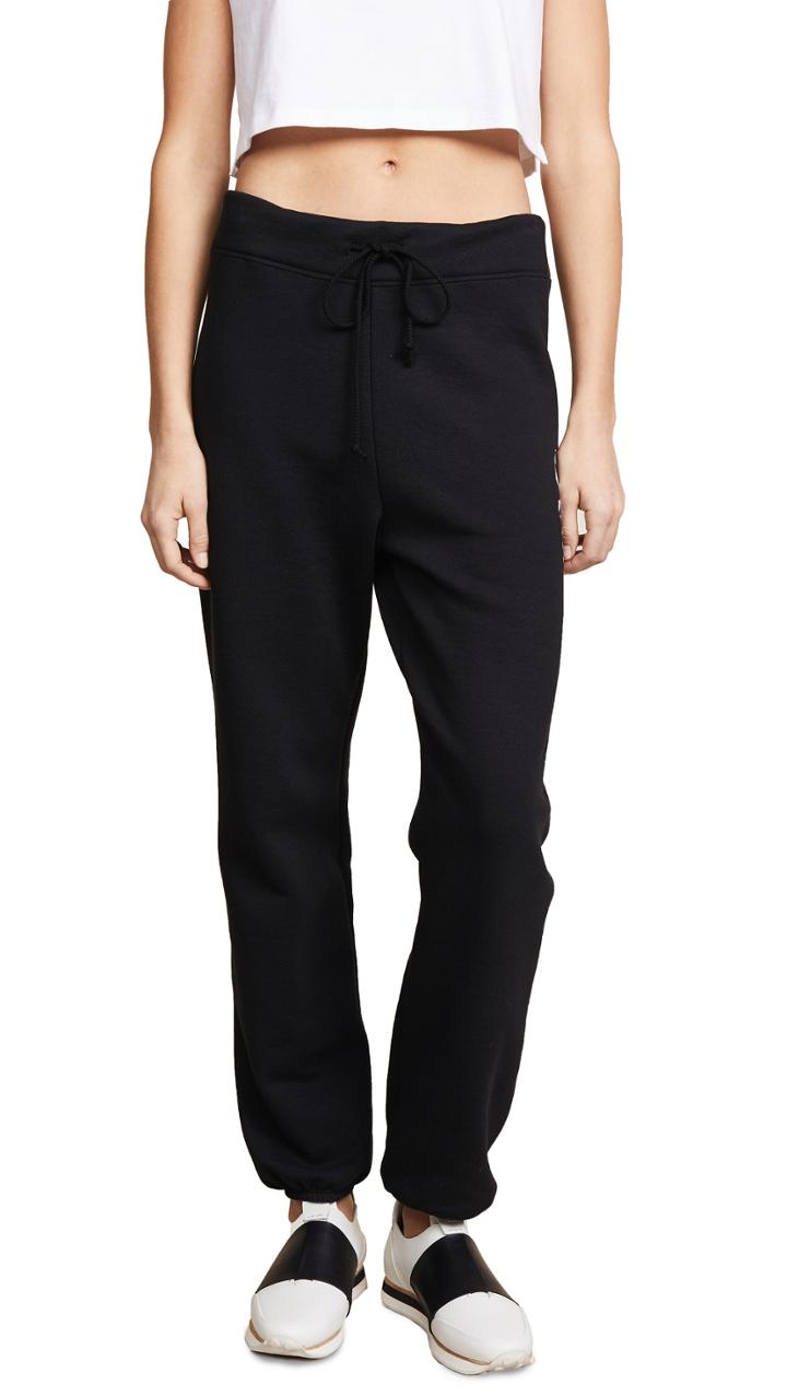 Rodarte Radarte Script Embroidery Sweatpants