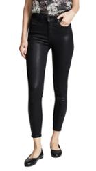 L Agence Margot Coated Skinny Jeans
