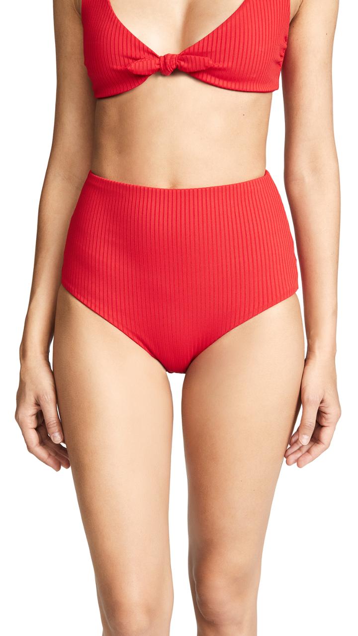 Mara Hoffman Lydia High Waist Bikini Bottoms