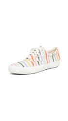 Keds X Rifle Paper Co Happy Stripe Sneakers