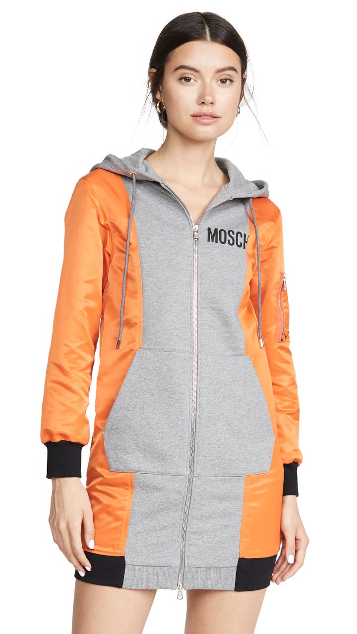 Moschino Colorblock Sweatshirt Dress