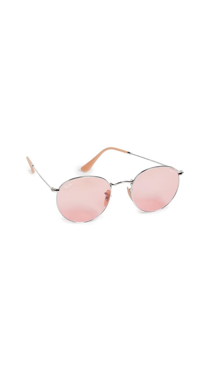 Ray Ban Rb3447 Round Metal Evolve Sunglasses