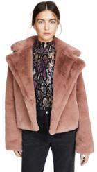 Bb Dakota Big Time Plush Faux Fur Jacket