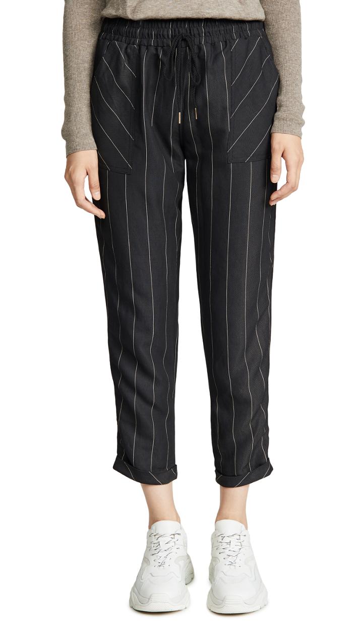 David Lerner Kennedy Cuffed Tappered Joggers