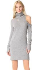 Pam Gela Turtleneck Cutout Sweater Dress