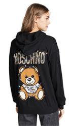 Moschino Christmas Lights Knit Zip Hoodie