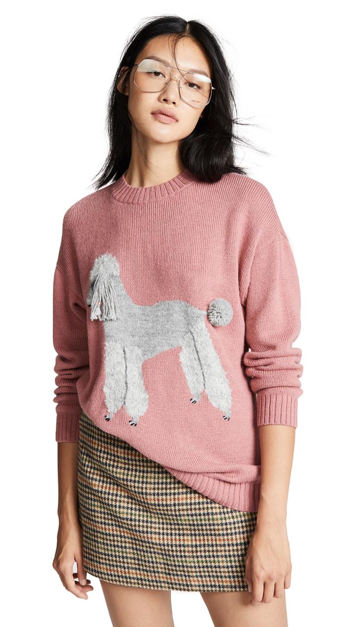 Rachel Antonoff Oliver Poodle Sweater