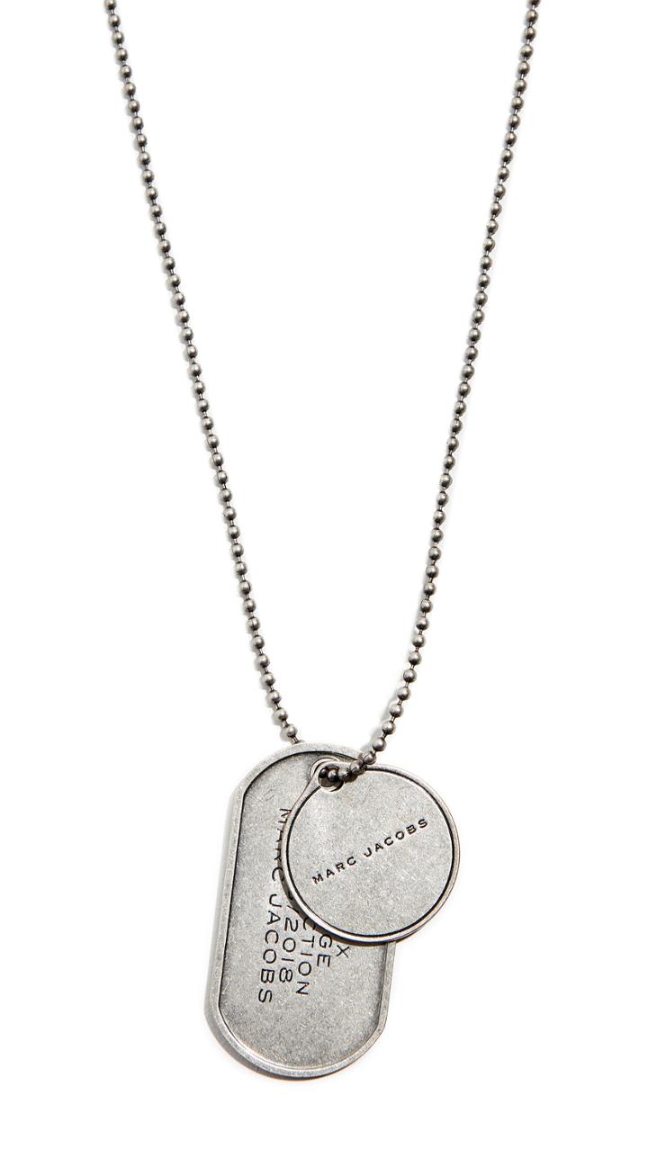 Marc Jacobs Crossbody Dog Tag Necklace