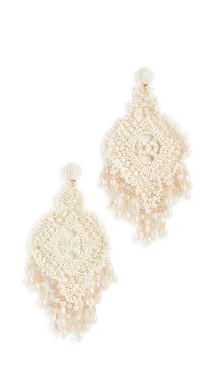 Kate Spade New York Lace Statement Earrings