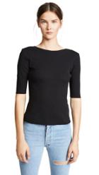J Brand Soo Scoop Back Top