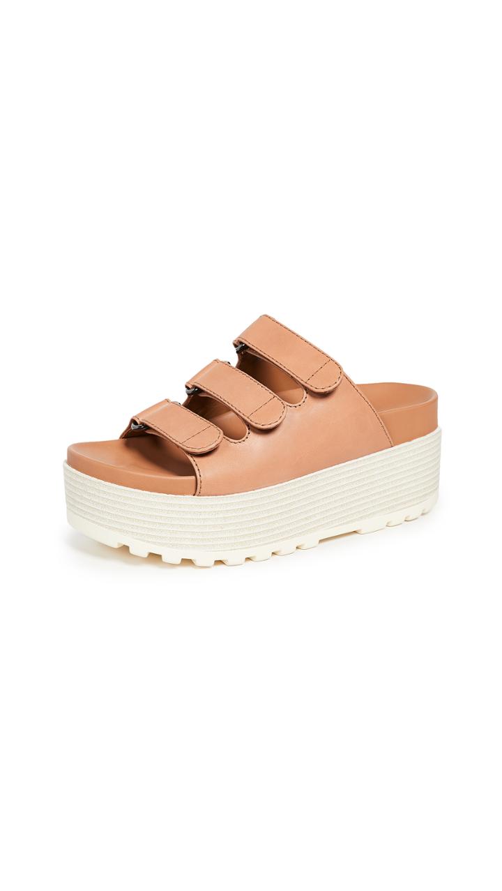 See By Chloe Jenna Platform Footbed Slide