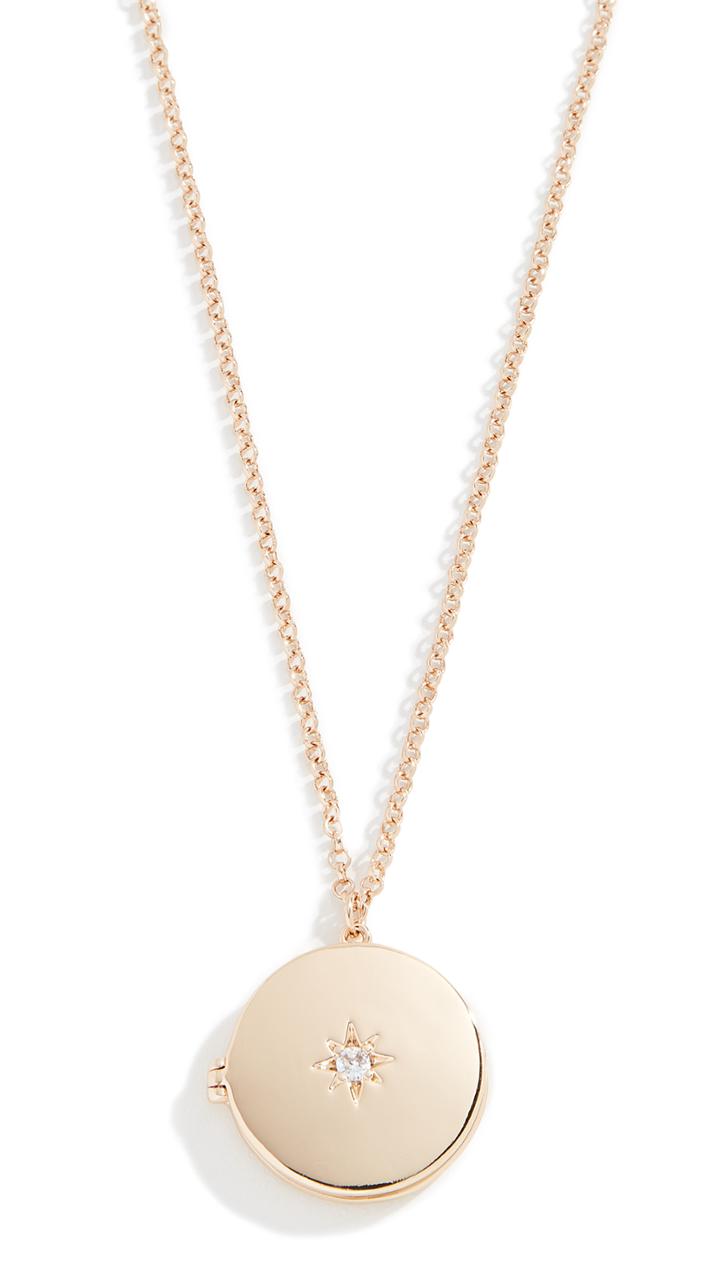 Shashi Starburst Locket Necklace