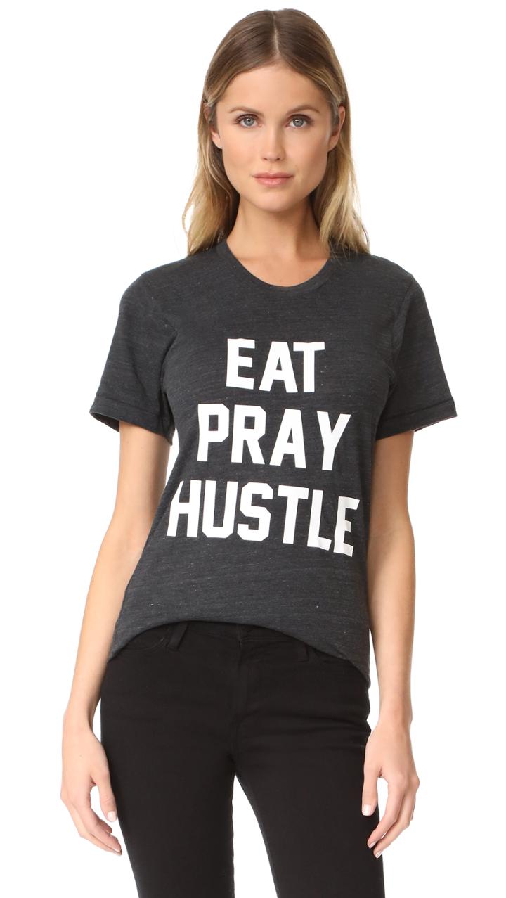 Private Party Eat Pray Hustle Tee