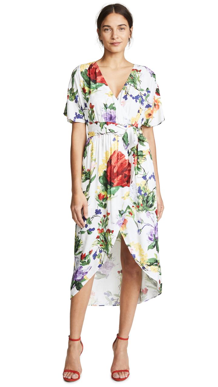 Alice Olivia Clarine Wrap Dress