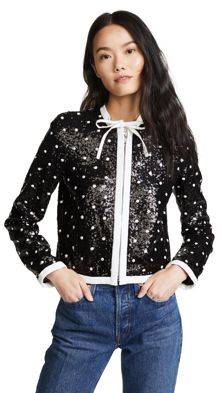 Giambattista Valli Polka Dot Jacket