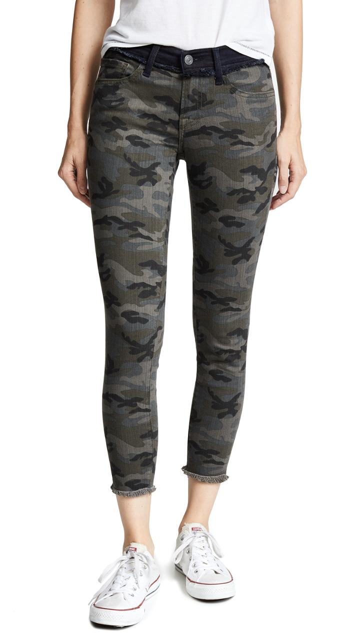 Etienne Marcel Skinny Utility Pants With Contrast Waistband