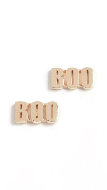 Established 14k Gold Boo Stud Earrings