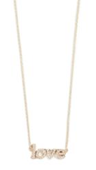 Jennifer Meyer Jewelry 18k Diamond Love Necklace