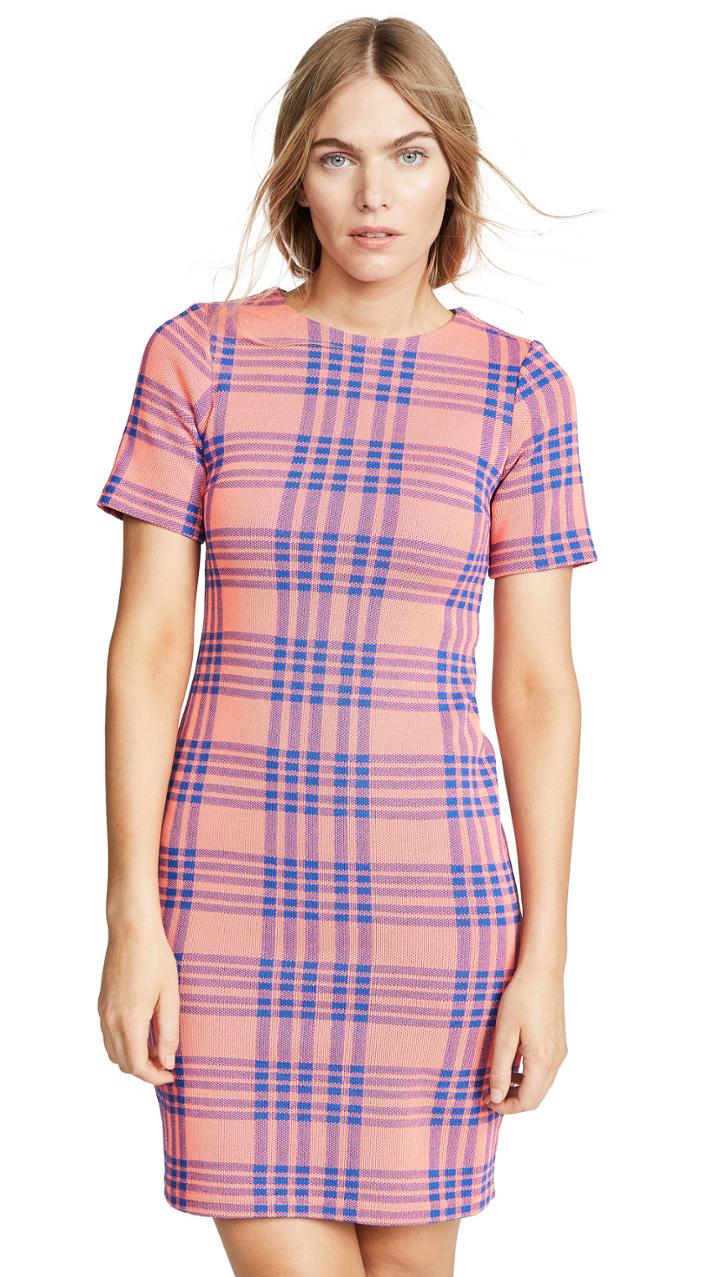 Cynthia Rowley Lincoln Plaid Knit Dress