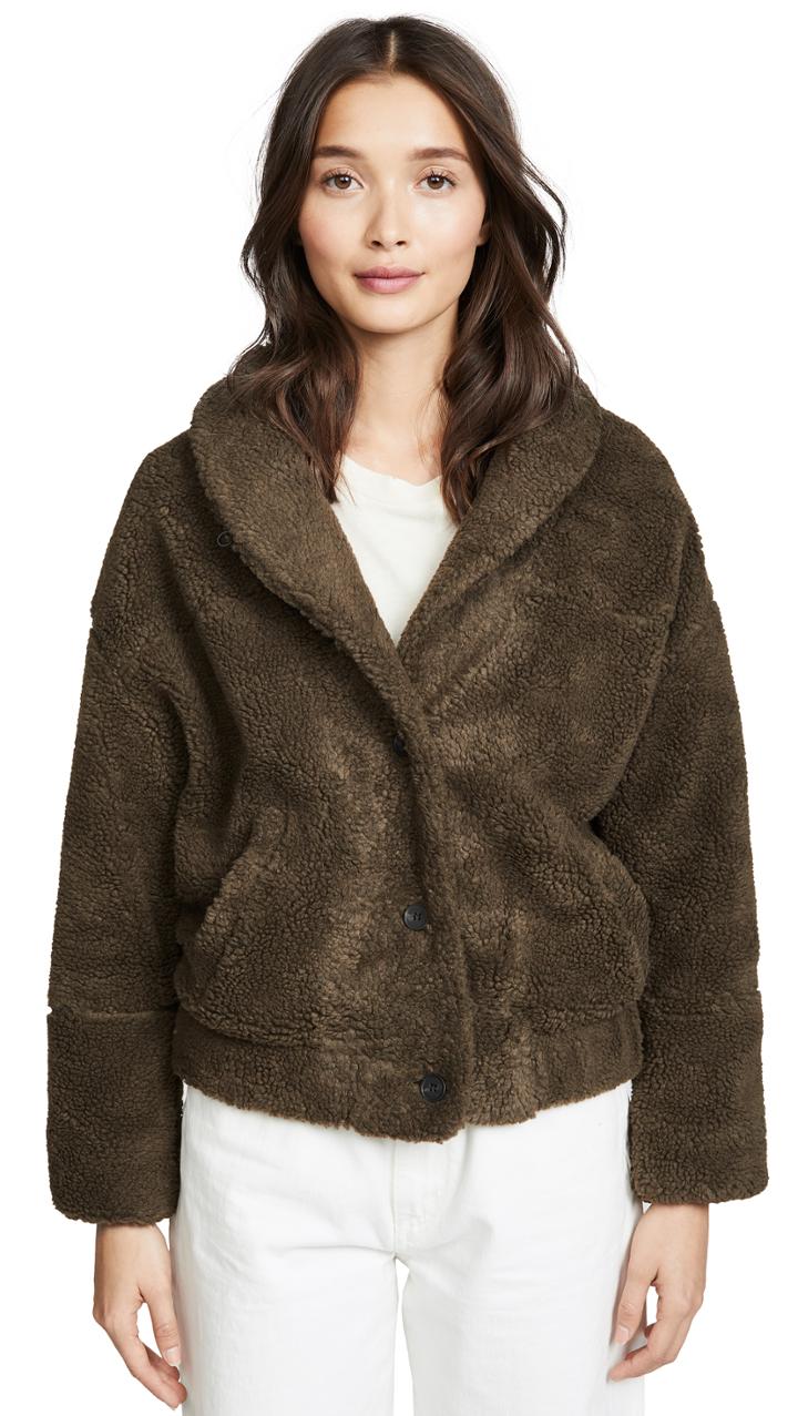 Apiece Apart Campania Faux Fur Bomber Jacket