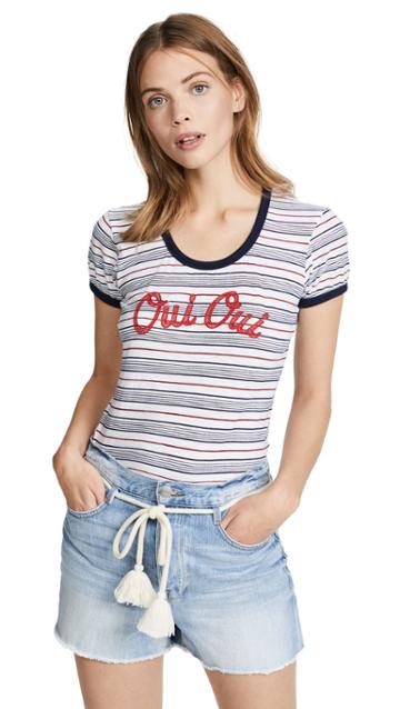 Sundry Oui Oui Girl Tee