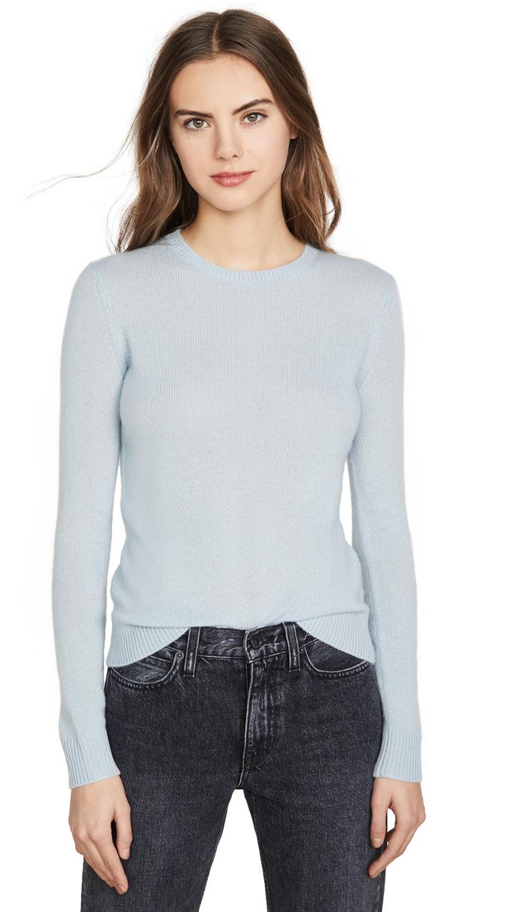 Theory Crew Neck Cashmere Pullover