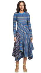 Opening Ceremony Long Sleeve Rib Knit Midi Dress