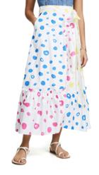 Mira Mikati Contrast Polka Dot Skirt