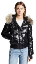 Sam Skyler Short Down Jacket With Fur