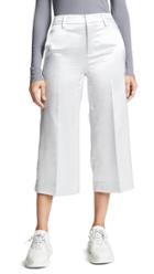 Vince Metallic Crop Wide Leg Trousers