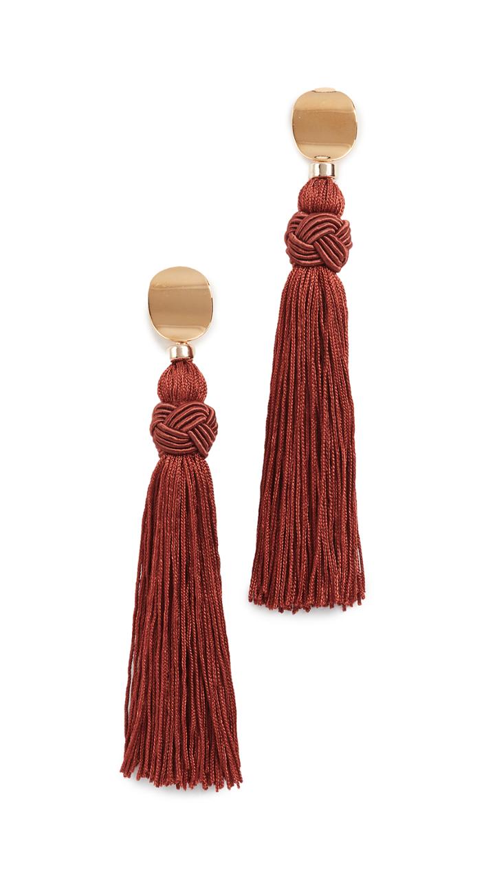 Lizzie Fortunato Sienna Luxe Tassel Earrings