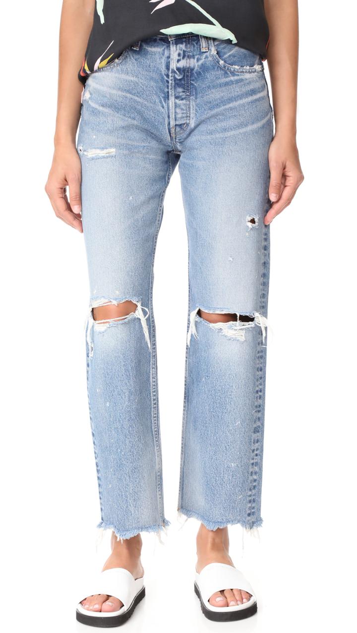 Moussy Vintage Mv Odessa Wide Stright Jeans