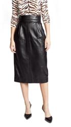 Marc Jacobs High Waisted Leather Skirt