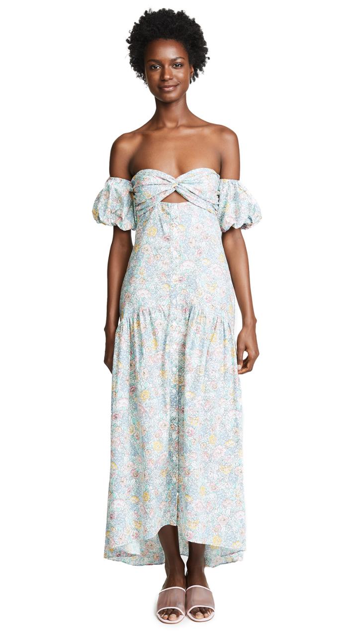 Petersyn Dove Off Shoulder Dress