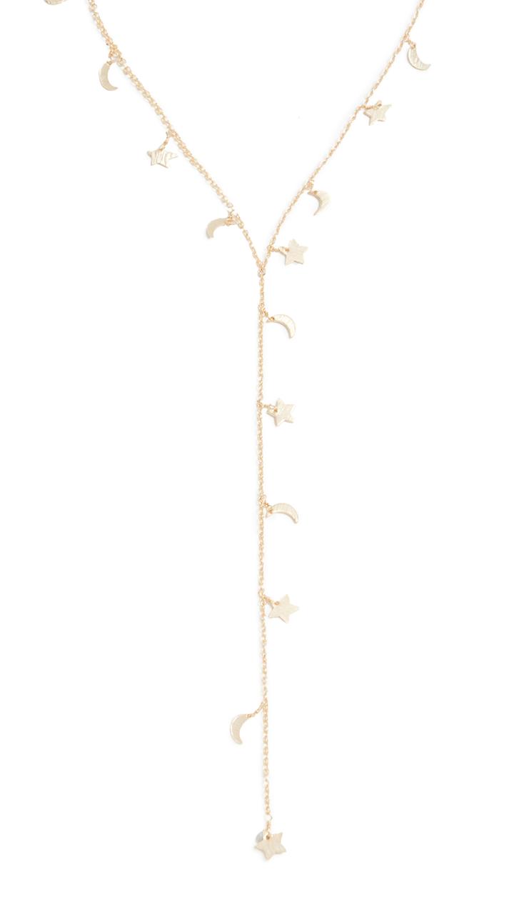Native Gem Star My Moon Necklace