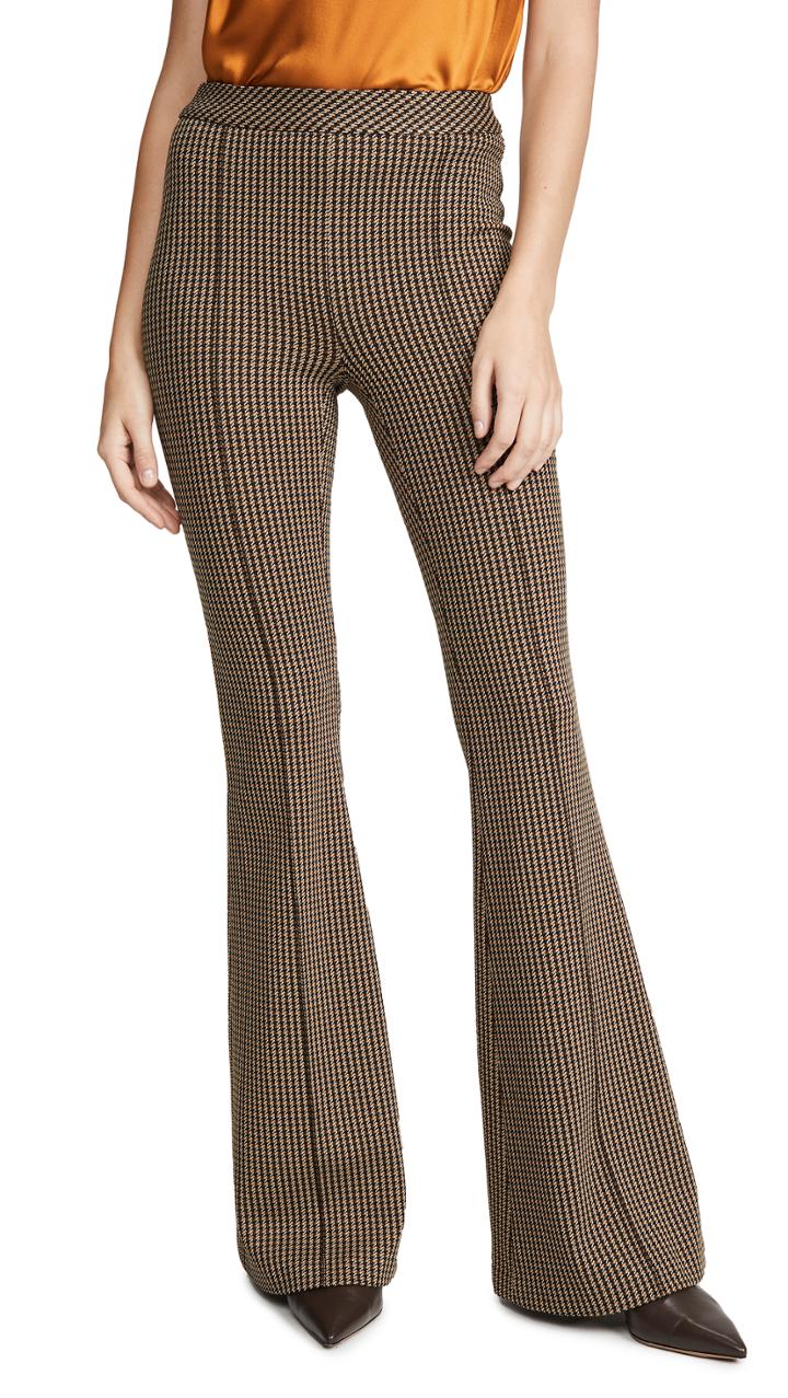 Rosetta Getty Pintuck Flare Pants