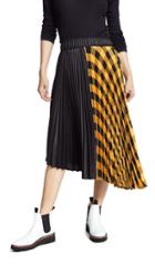 Clu Colorblock Pleated Skirt