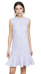 Victoria Victoria Beckham Flounce Hem Shirtdress