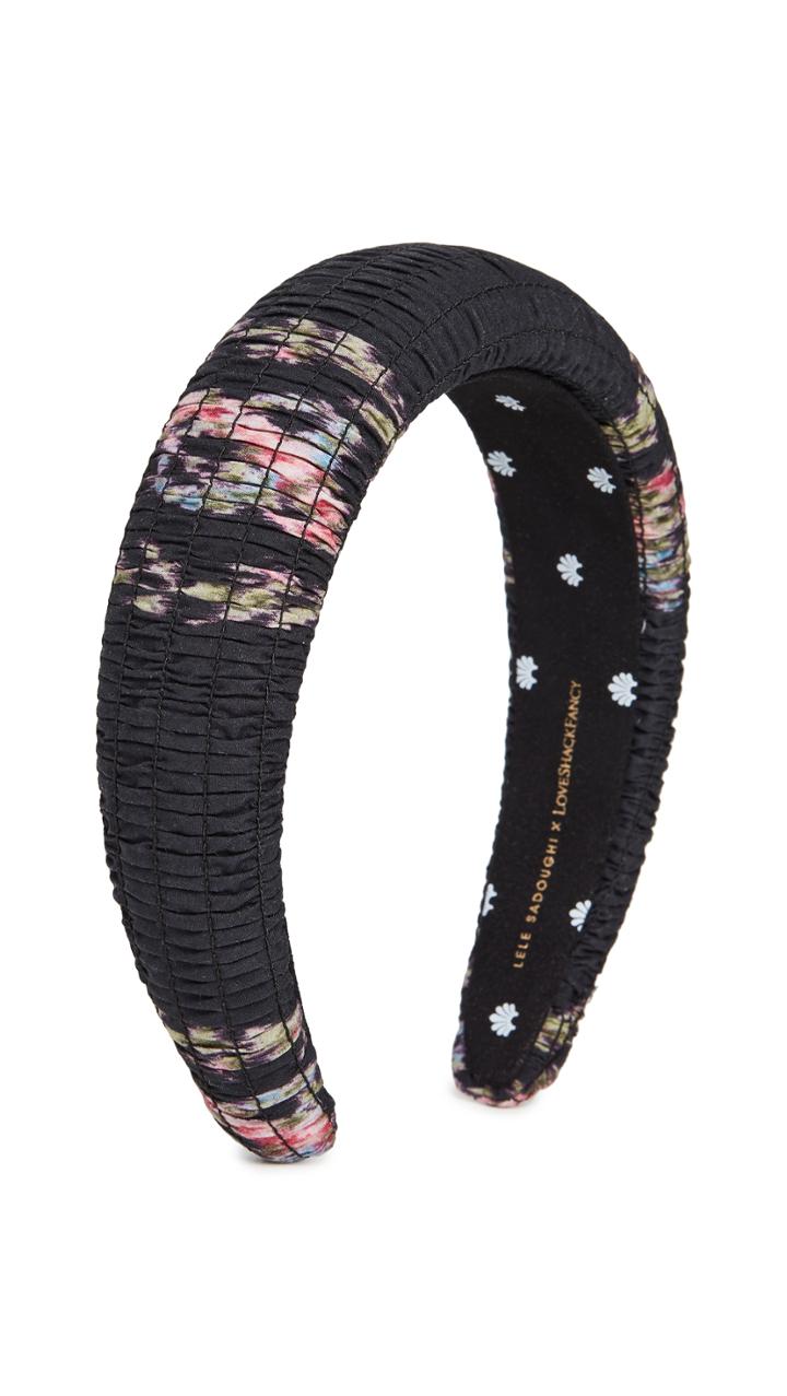 Lele Sadoughi X Loveshackfancy Shirred Headband