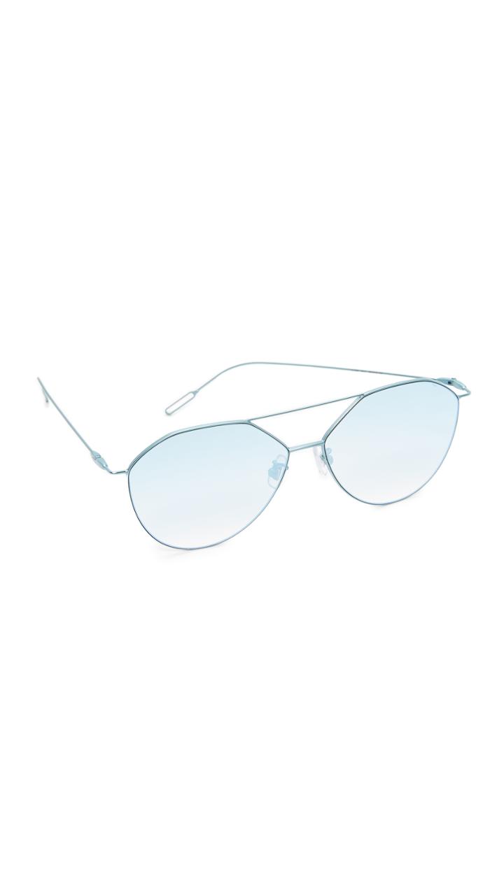 Vedi Vero Vedi By Vedi Vero Geometric Aviator Sunglasses
